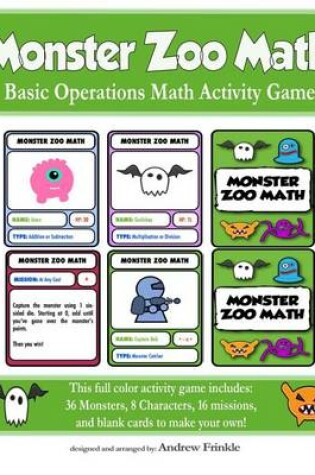 Cover of Card Game in a Book - Monster Zoo Math