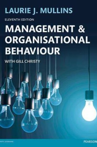 Cover of Management and Organisational Behaviour 11th edn