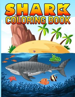 Book cover for Shark Coloring Book