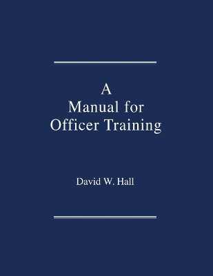 Book cover for Manual for Officer Training