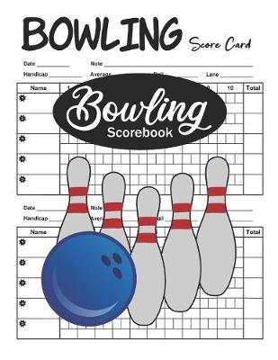 Book cover for Bowling Scorebook