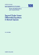 Cover of Second Order Linear Differential Equations in Banach Spaces