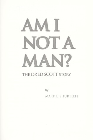 Cover of Am I Not a Man?