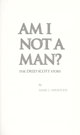 Book cover for Am I Not a Man?