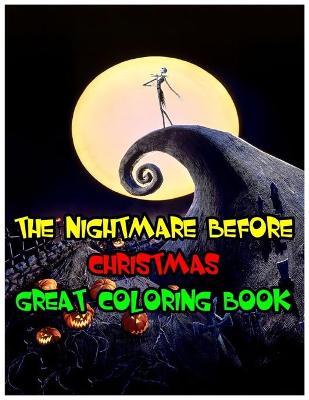 Book cover for The Nightmare Before Christmas Great Coloring Book