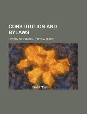 Book cover for Constitution and Bylaws