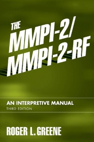 Cover of The MMPI-2/MMPI-2-RF