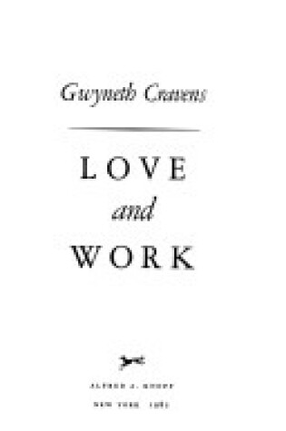 Cover of Love and Work