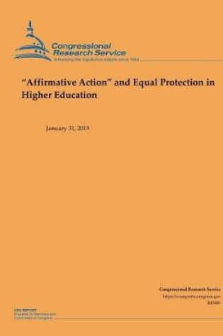 Cover of Affirmative Action and Equal Protection in Higher Education
