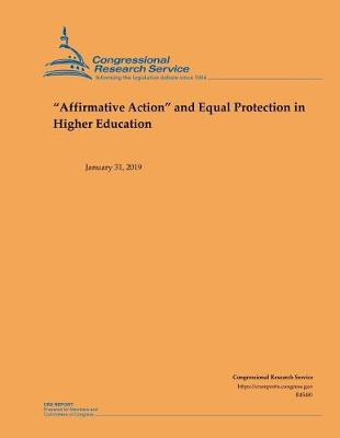 Book cover for Affirmative Action and Equal Protection in Higher Education