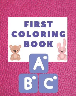 Book cover for first coloring book