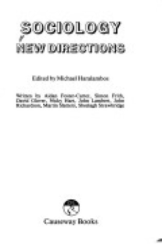 Cover of Sociology - New Directions