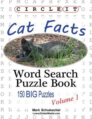 Book cover for Circle It, Cat Facts, Word Search, Puzzle Book