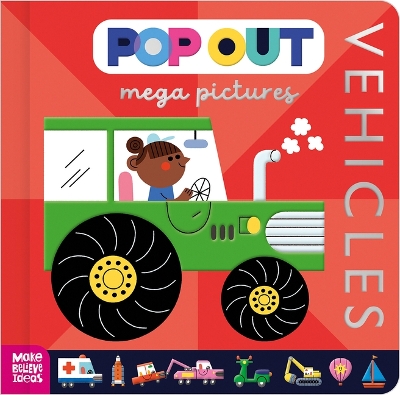 Book cover for Pop Out Mega Pictures Vehicles