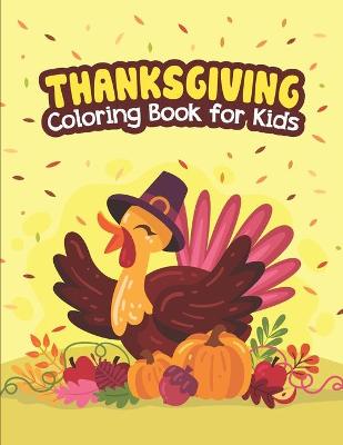 Cover of Thanksgiving Coloring Book for Kids