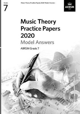 Book cover for Music Theory Model Answers 2020 Grade 7