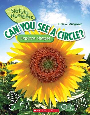 Book cover for Can You See a Circle?: Explore Shapes (Nature Numbers)