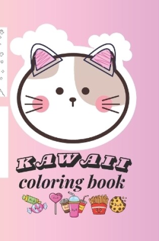 Cover of Kawaii Coloring Book for kids