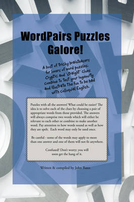 Book cover for WordPairs Puzzles Galore!