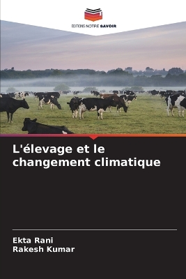 Book cover for L'élevage et le changement climatique