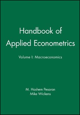 Book cover for Handbook of Applied Econometrics Vol 1 – Macroecon omics