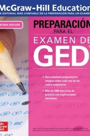 Cover of McGraw-Hill Education Preparacion para el Examen de GED, Tercera edicion