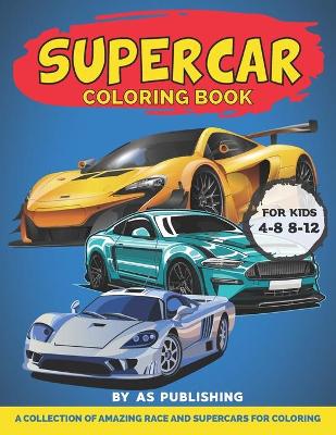 Book cover for Supercar Coloring Book For Kids