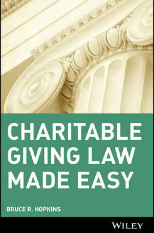 Cover of Charitable Giving Law Made Easy