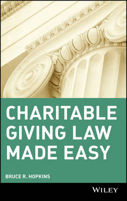 Book cover for Charitable Giving Law Made Easy