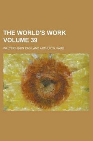 Cover of The World's Work Volume 39