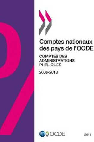 Cover of Comptes nationaux des pays de l'OCDE, Comptes des administrations publiques 2014