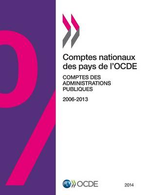 Book cover for Comptes nationaux des pays de l'OCDE, Comptes des administrations publiques 2014