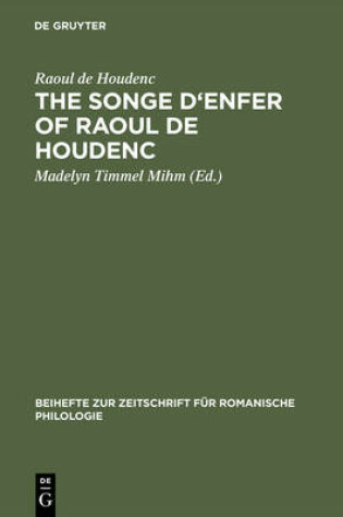 Cover of The Songe D'Enfer of Raoul de Houdenc