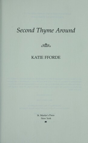 Book cover for Second Thyme around