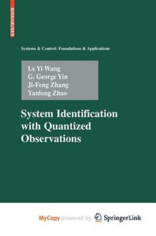 Cover of System Identification with Quantized Observations