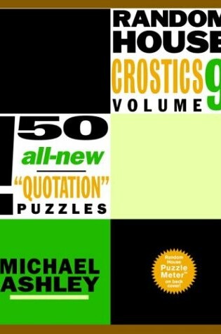 Cover of Random House Crostics, Volume 9