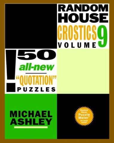 Cover of Random House Crostics, Volume 9