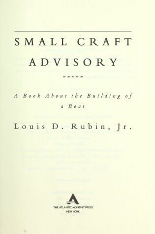 Cover of Small Craft Advisory Loth