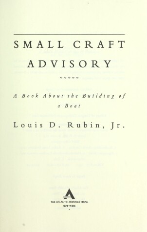 Book cover for Small Craft Advisory Loth