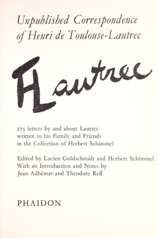 Cover of Unpublished Correspondence