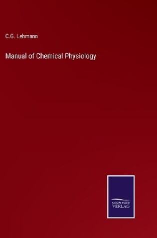 Cover of Manual of Chemical Physiology