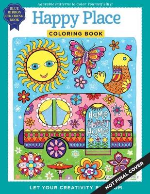 Book cover for Happy Place Coloring Book