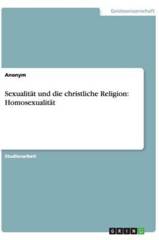 Cover of Sexualitat Und Die Christliche Religion