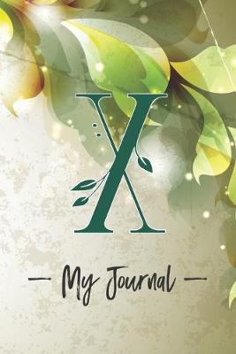 Book cover for "X" My Journal