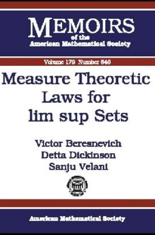 Cover of Measure Theoretic Laws for Lim Sup Sets