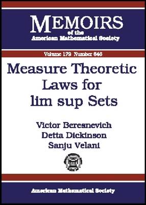 Cover of Measure Theoretic Laws for Lim Sup Sets