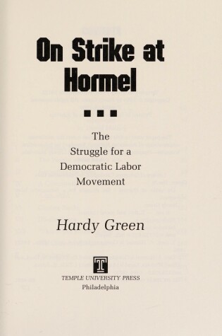 Cover of On Strike at Hormel