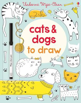 Cover of Wipe-Clean Cats and Dogs to Draw