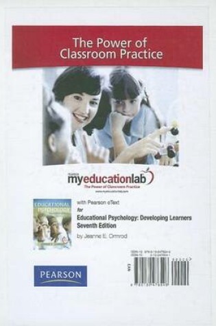 Cover of MyLab Education with Pearson eText -- Standalone Access Card -- for Educational Psychology