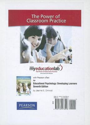 Book cover for MyLab Education with Pearson eText -- Standalone Access Card -- for Educational Psychology